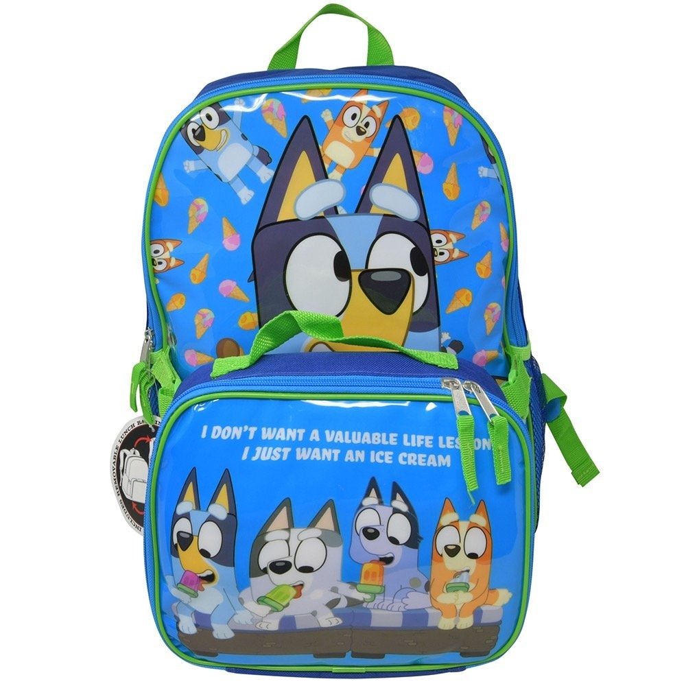 Bluey 16inch backpack with lunch bag-$21.39 Bluey 16inch backpack with lunch bag - Image 1