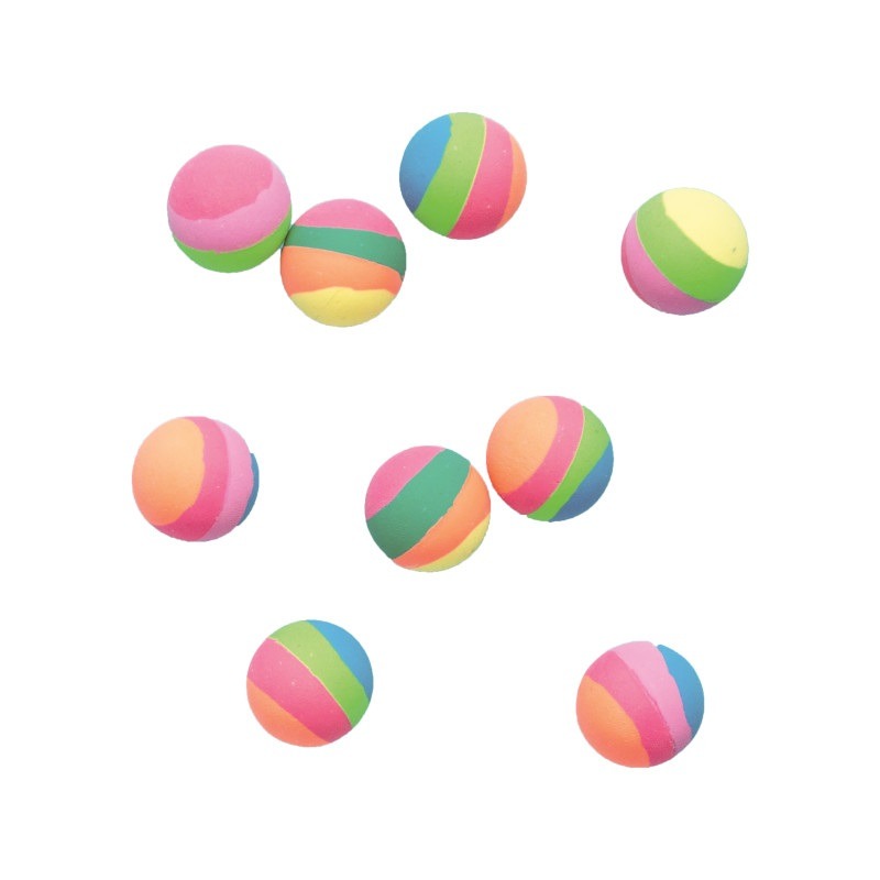 Bounce balls pastel stripe 8ct.3.59 Bounce balls 8ct. - Image 1