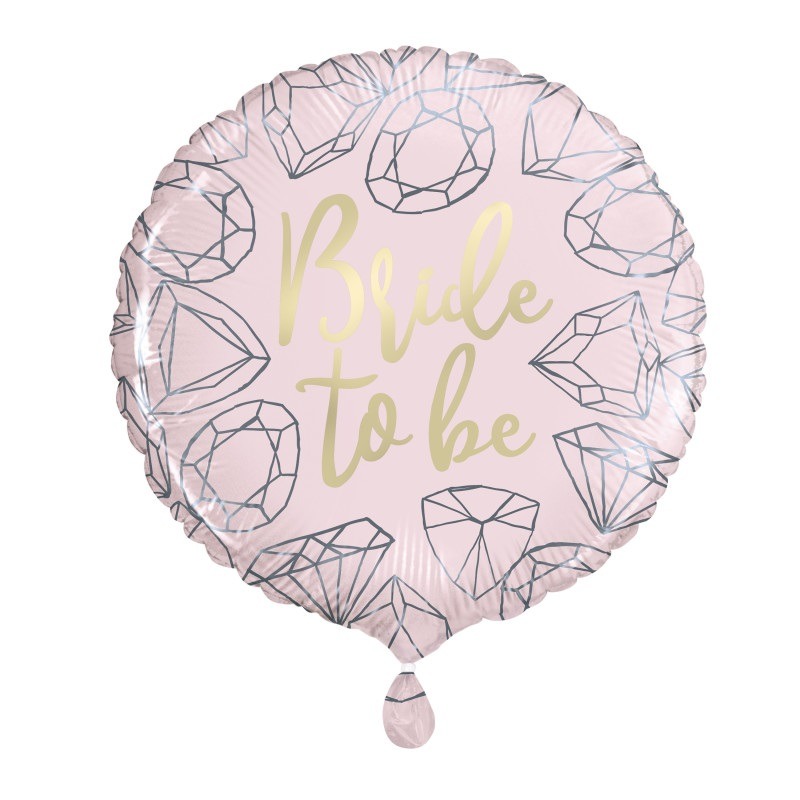 Bride to be pink foil 18in balloon Bride to be foil balloon - Image 1