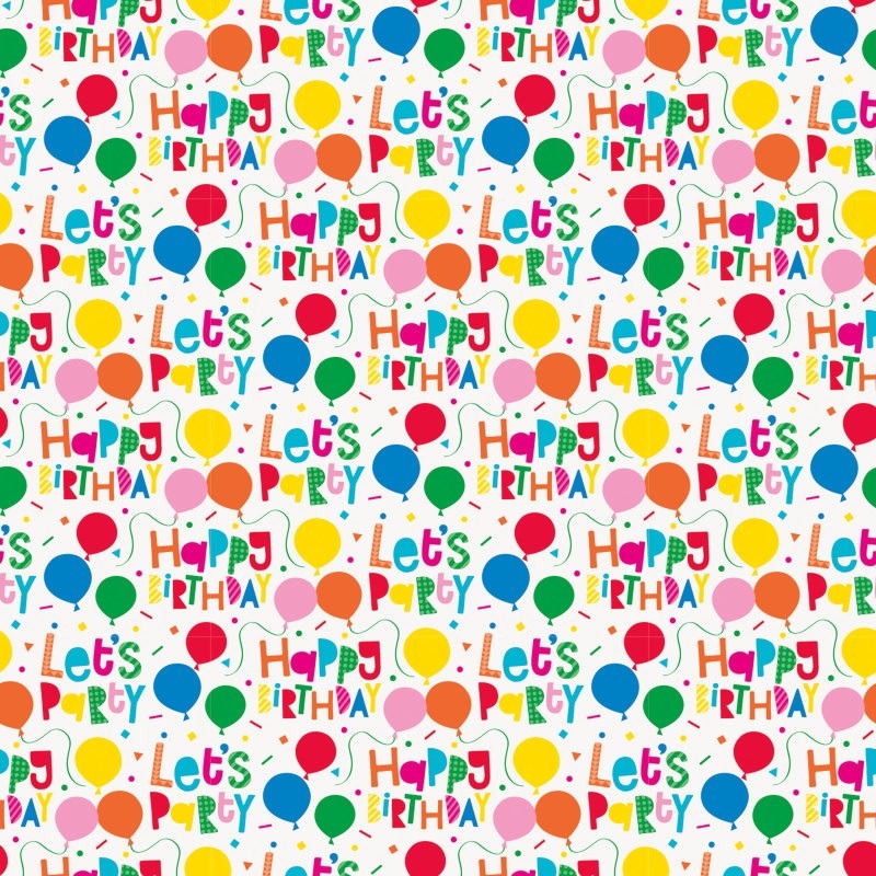 Colorful balloon gift wrap 30in x 60in2.49 Colorful gift wrap 30"x60" - Image 1