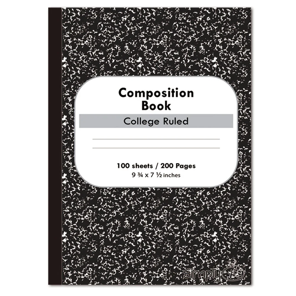 Composition book college ruled 100sheets-1.25 Composition book college ruled 100sheets - Image 1