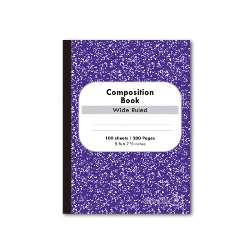 Composition book wide rules 100 sheets-1.59 Composition book wide ruled 100sheets - Image 1
