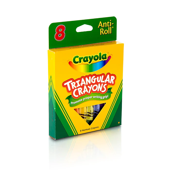 Crayons triangular 8ct-$3.69 Crayons triangular 8ct - Image 1