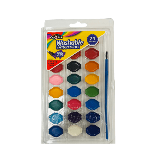 Crazart washable water colors 23ct-$2.99 Crazart washable water colors 23ct - Image 1
