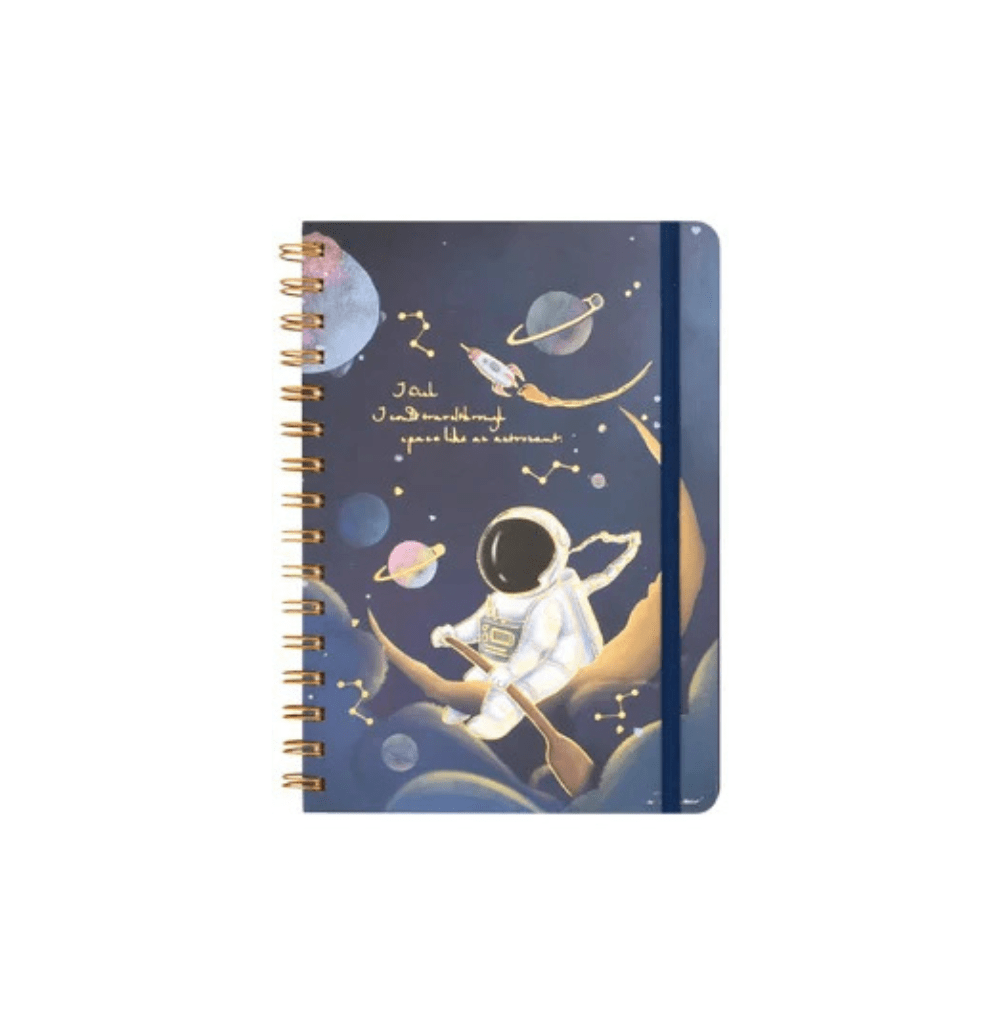 Diary with space moon theme-5.49 Diary with space moon theme - Image 1