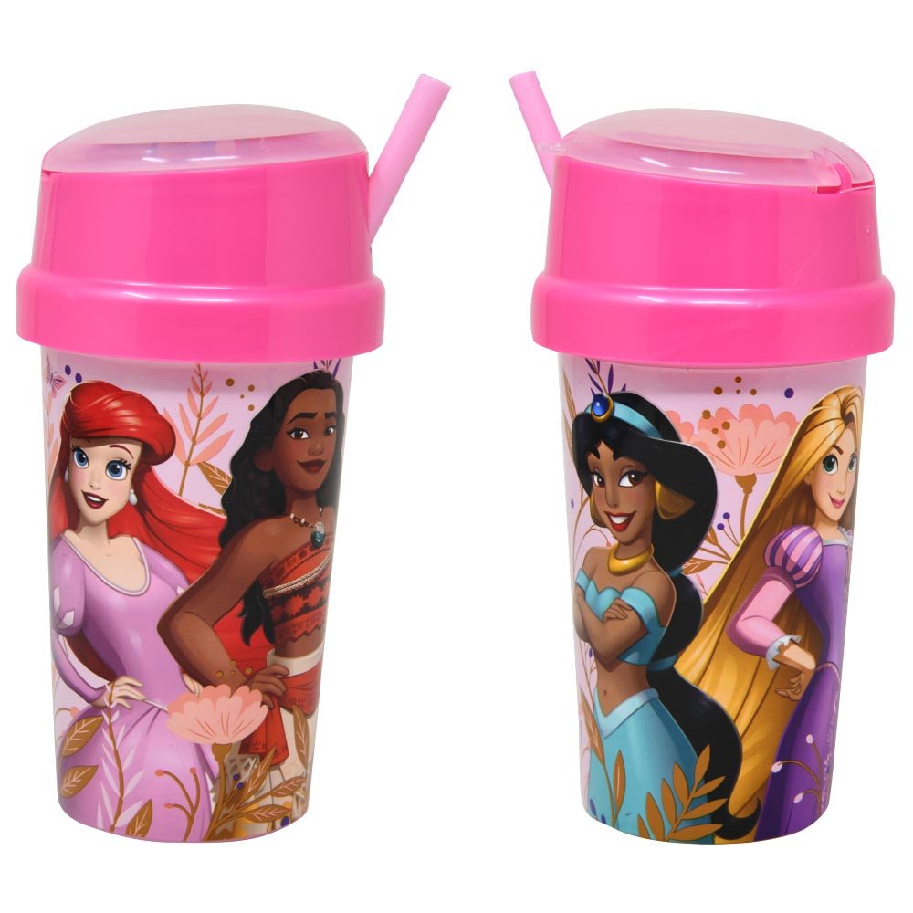 Disney princess 14oz snack tumbler with straw-3.49 Disney princess snack tumbler 14oz. - Image 1