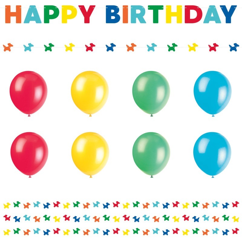 Dog birthday decoration kit Dog theme decoration kit - Image 1