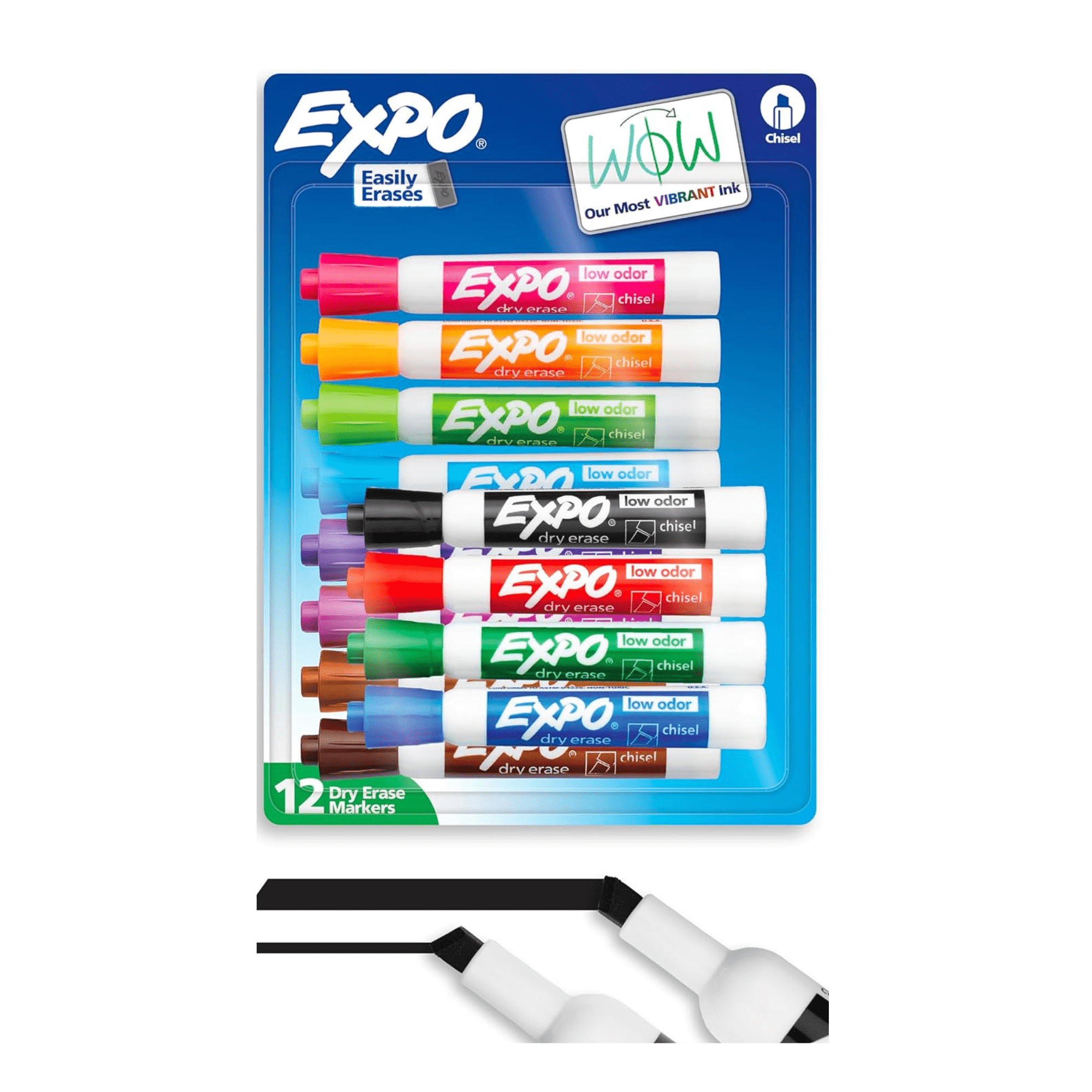 EXPO chisel tip dry erase marker 12ct-14.99 EXPO chisel tip dry erase marker - Image 1