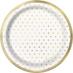 7" round paper plate 8ct.