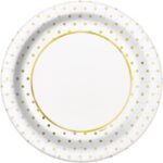 9" round paper plate 8ct. - Image 2