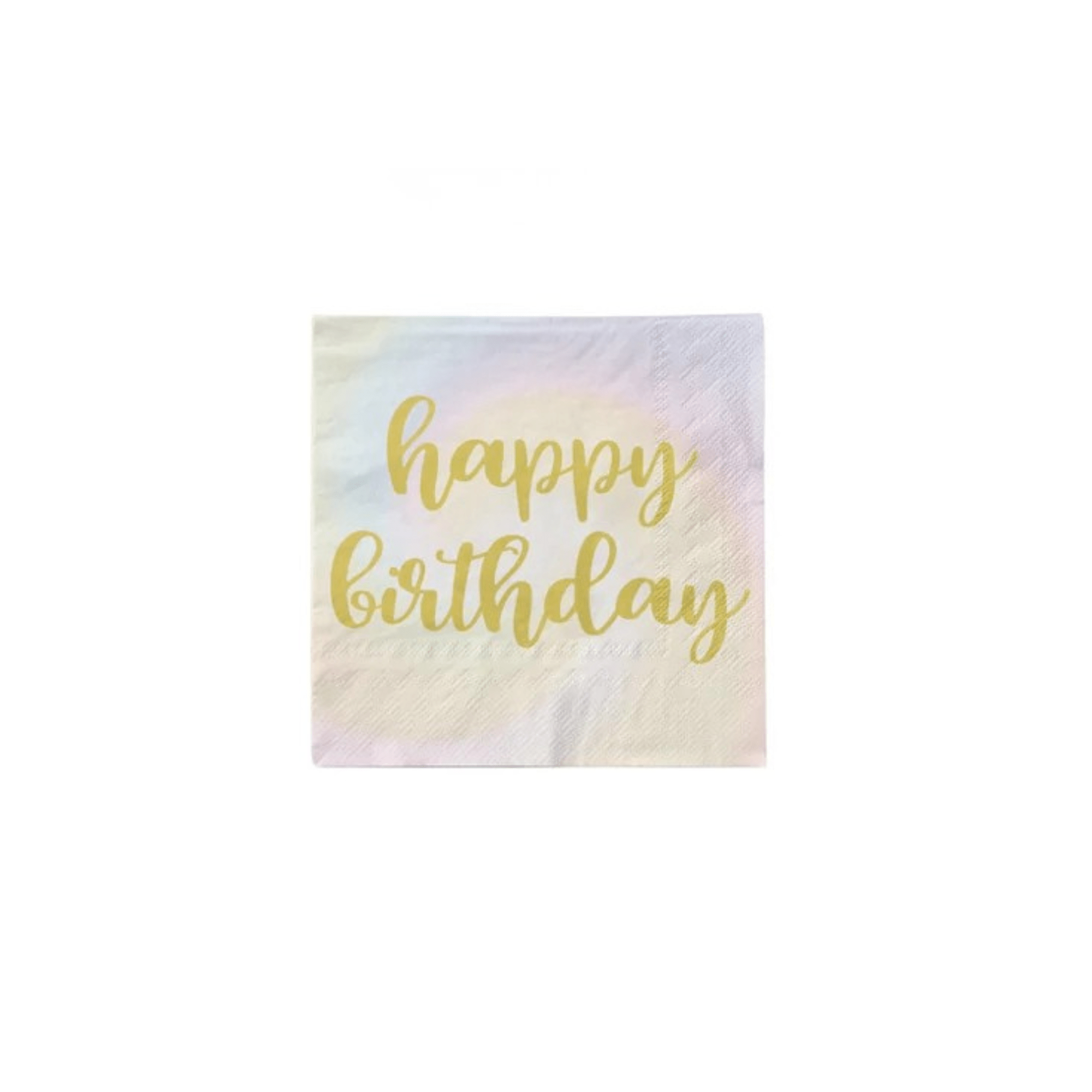 Happy birthday big napkin rainbow color 20ct.1.99 Birthday big napkins - Image 1
