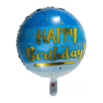 Blue or pink birthday foil balloon 18"