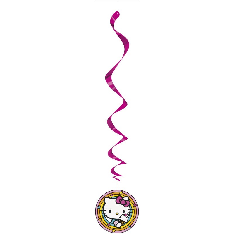 Hello kitty hanging swirl 3ct-4.29 Hello kitty hanging swirl 3ct. - Image 1