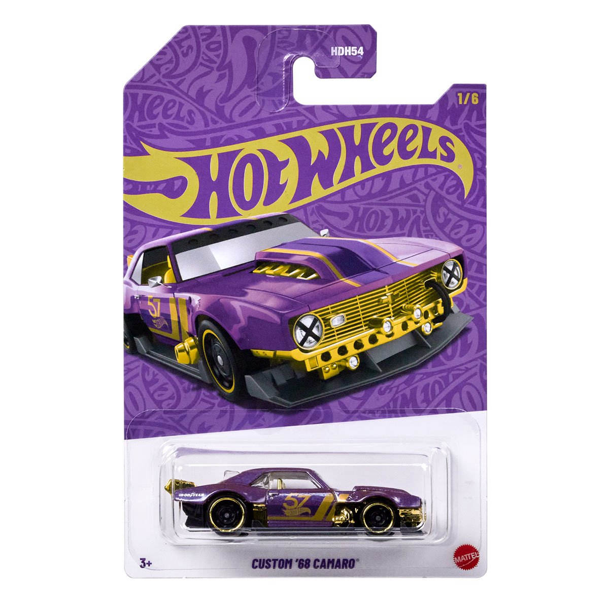 Hot wheels purple custom 68 camaro Hot wheels purple car 68 Camaro - Image 1