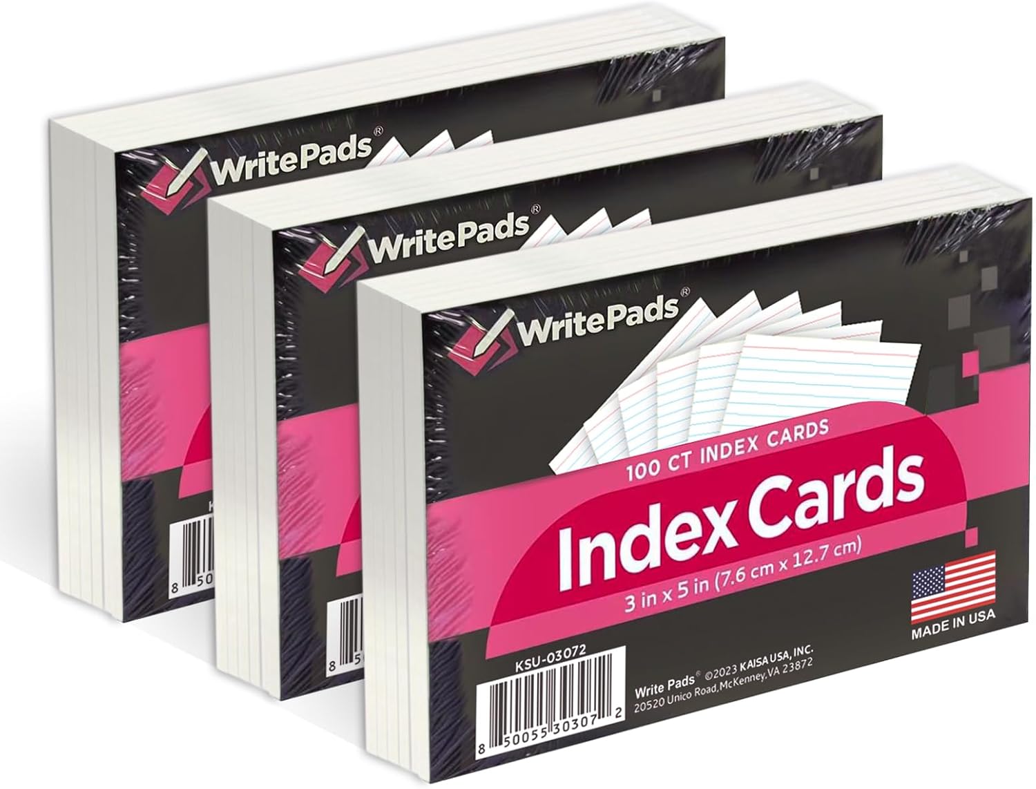 Index cards 3in x 5in 100ct-2.99 Index cards 3in x 5in 100ct - Image 1