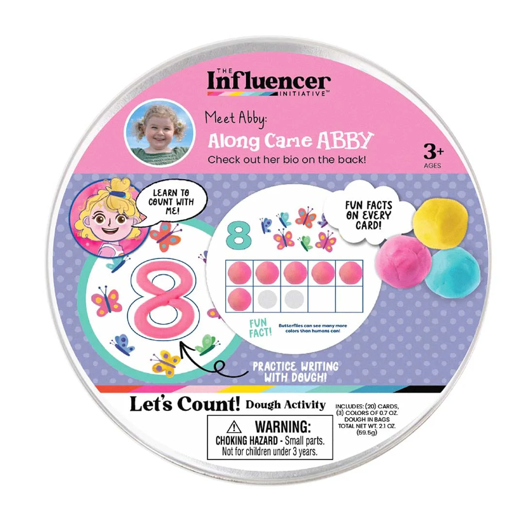 Influencer meet abby lets count dough activity-$3.99 Influencer meet abby lets count dough activity - Image 1