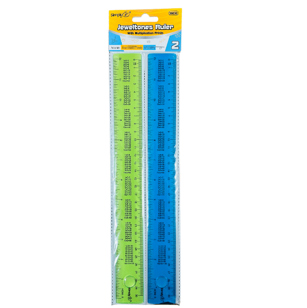 Jeweltones ruler-1.25 Jeweltones ruler - Image 1