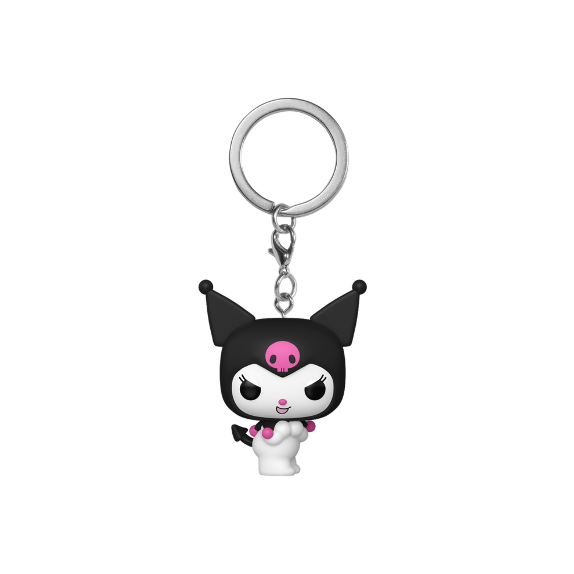 Kuromi rubber keychain-3.49 Kurumi rubber keychain - Image 1