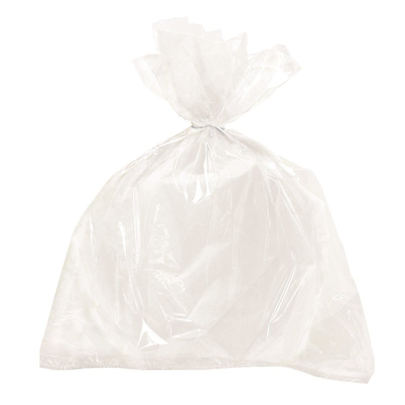 Large cellophane bags 16inch X 20inch 6ct.2.99 Large cellophane bag clear 16"x20" 6ct. - Image 1