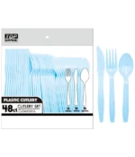 Plastic cutlery set 48ct. - Image 3