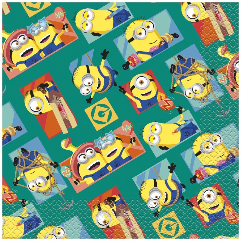 Menion big napkins 16ct Minion big napkins - Image 1