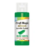 Metallic Acrylic paint canary 2oz - Image 4