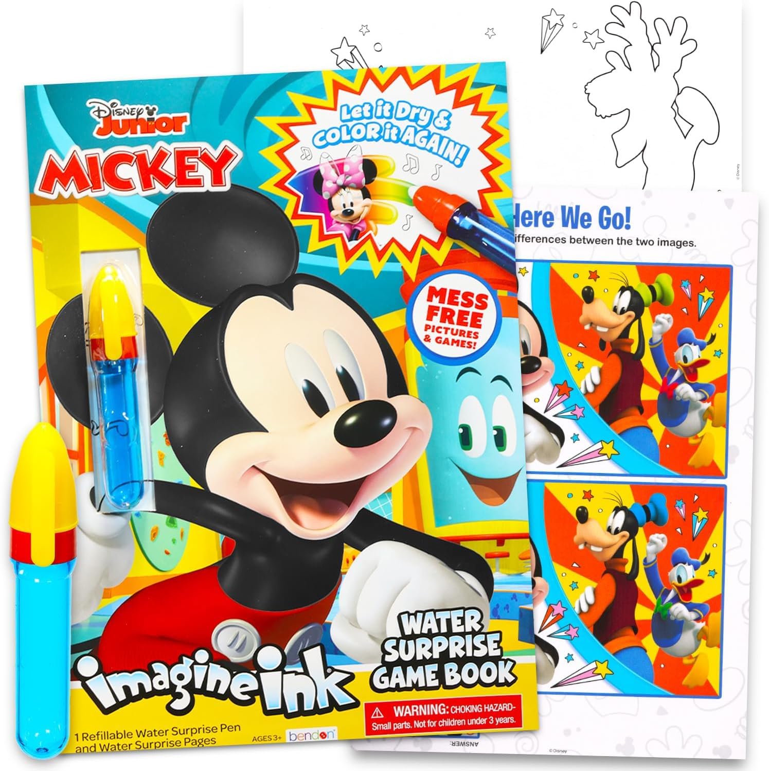Mickey mouse water surprise game book-4.49 Mickey mouse water surprise game - Image 1