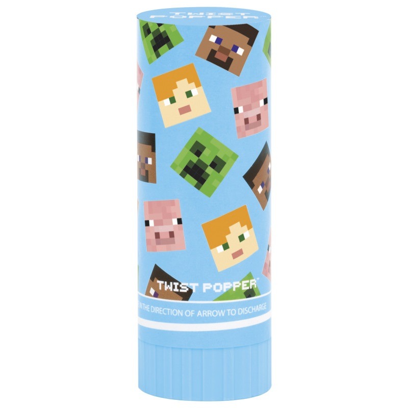 Mincraft small twist popper 3ct Minecraft twist popper 3ct. - Image 1