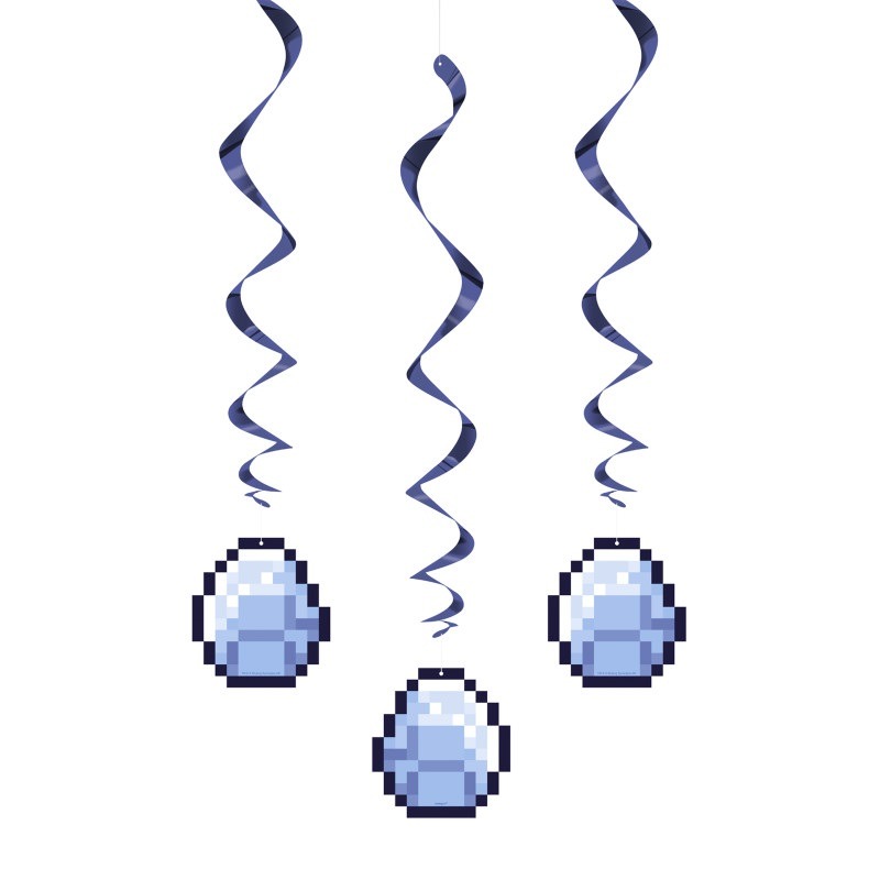 Minecraft hanging swirl 3ct Minecraft hanging swirl 3ct. - Image 1