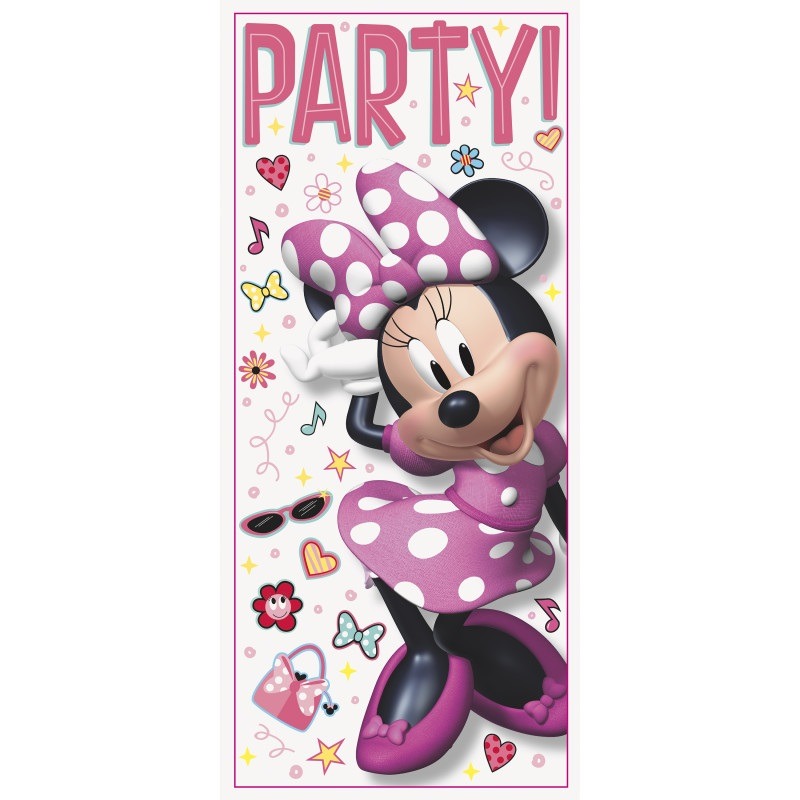 Minnie mouse door poster 2.25ft X 5ft Disney Minnie door poster - Image 1