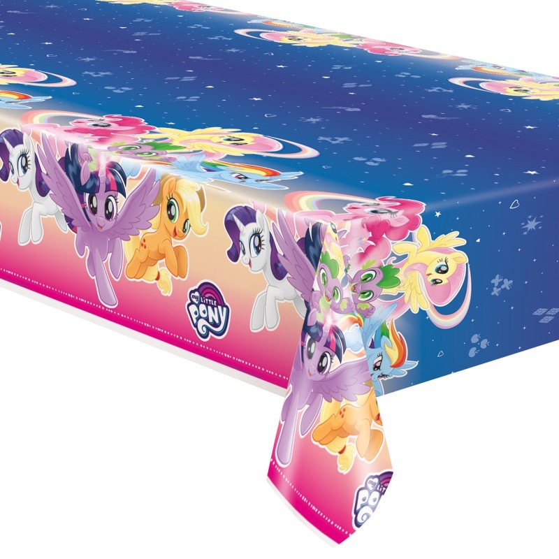 My little pony plastic table cover 54in X 84in-5.99 Little pony table cover - Image 1