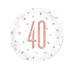 40 number birthday foil balloon 18"
