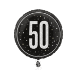 50 number birthday foil balloon 18"