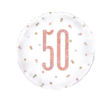 50 number birthday foil balloon 18" - Image 2