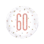 60 number birthday foil balloon 18"