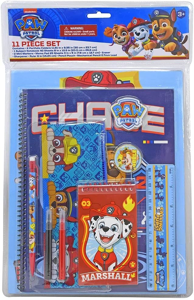 Paw patrol stationary set 11pc-7.99 Paw patrol stationery kit 11ct. - Image 1