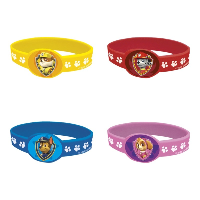 Paw patrol stretchy bracelet 4ct Paw patrol bracelets 4ct. - Image 1