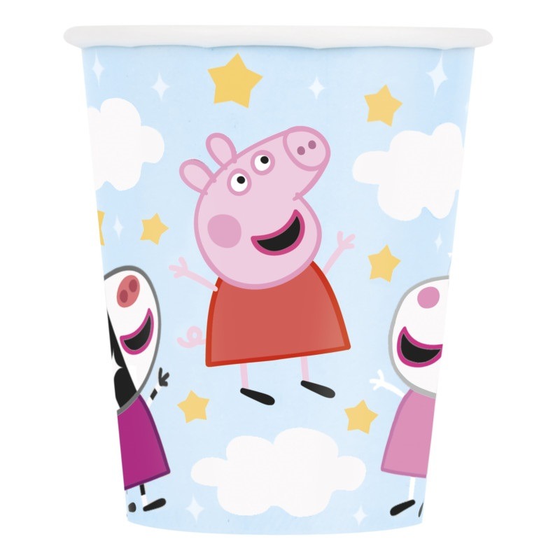 Peppa pig 9oz paper cup 8ct Peppa pig paper cup - Image 1