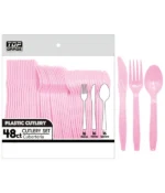 Plastic cutlery set 48ct. - Image 2