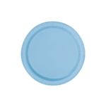 Solid color paper plate 9" 16ct. - Image 6