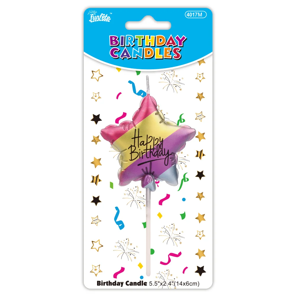 Rainbow star candle Rainbow star candle - Image 1