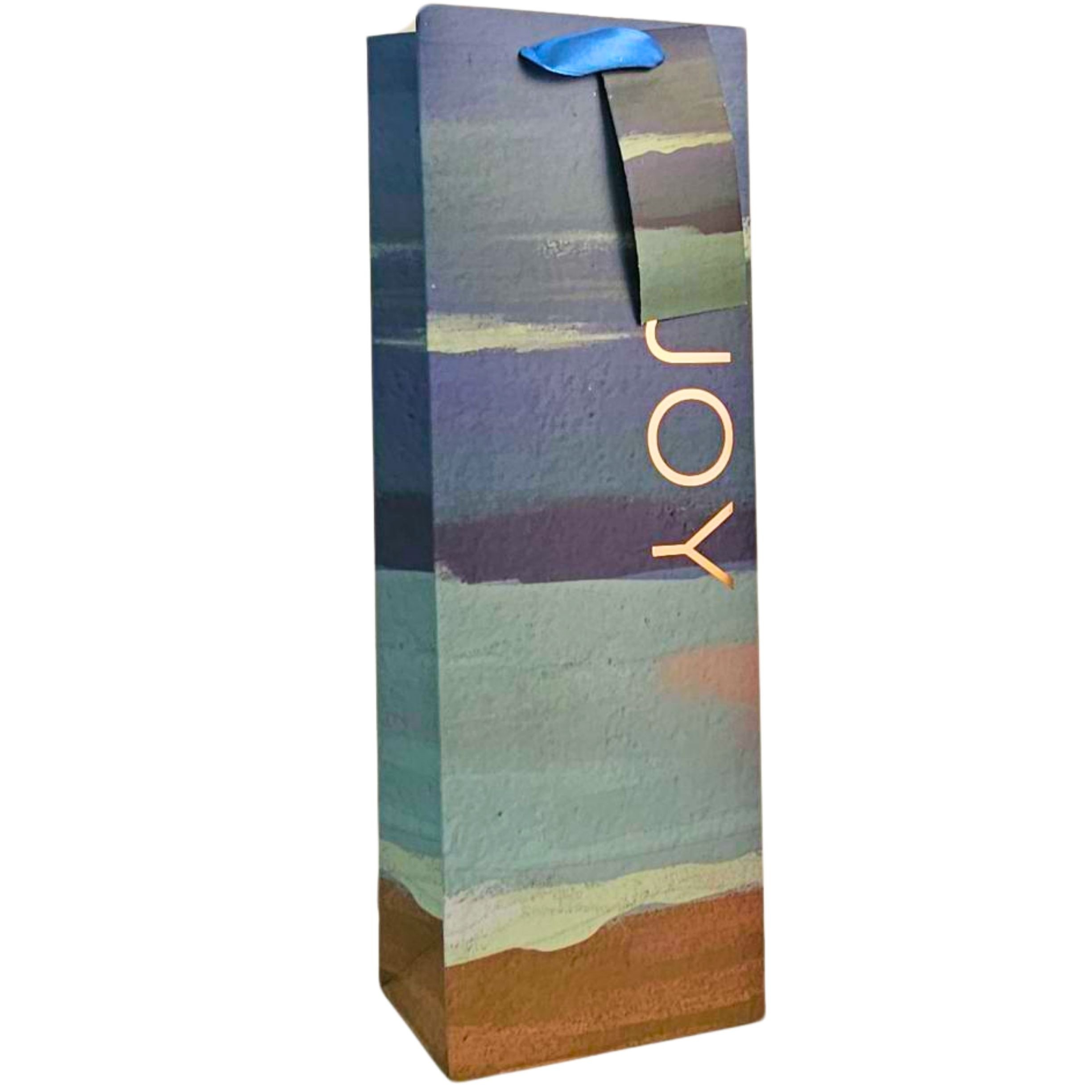 Seashore paper wine gift bag Wine bag sea shore - Image 1