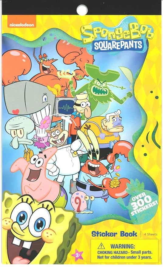 Spongebob sticker book Sponge bob sticker 4sheets - Image 1