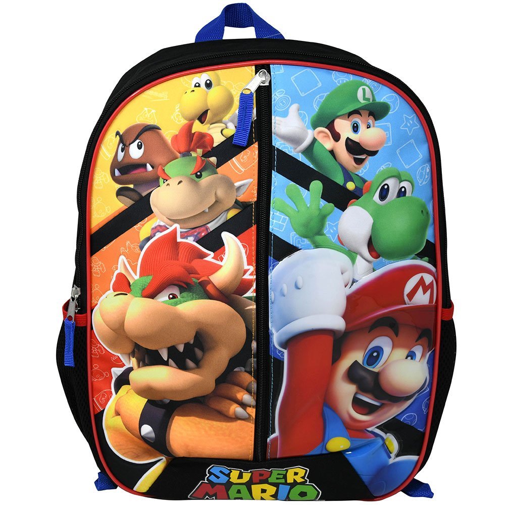 Super mario 16inch backpack center chain-$18.59 Super mario 16inch backpack center chain - Image 1