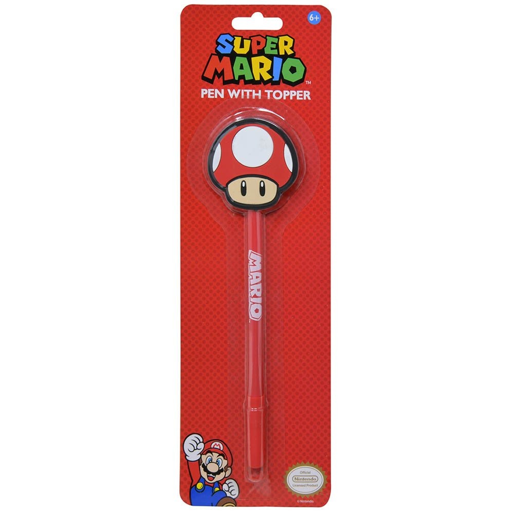 Super mario pen with topper Super mario pen with topper - Image 1