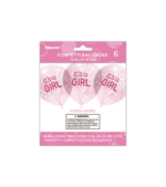 Baby shower latex balloons 12" 6ct.