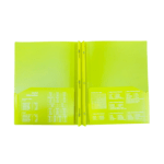 3-pronge two pocket plastic folder - Image 4