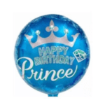 Prince or princess foil balloon 18" - Image 2