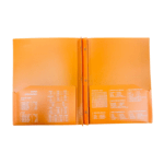 3-pronge two pocket plastic folder