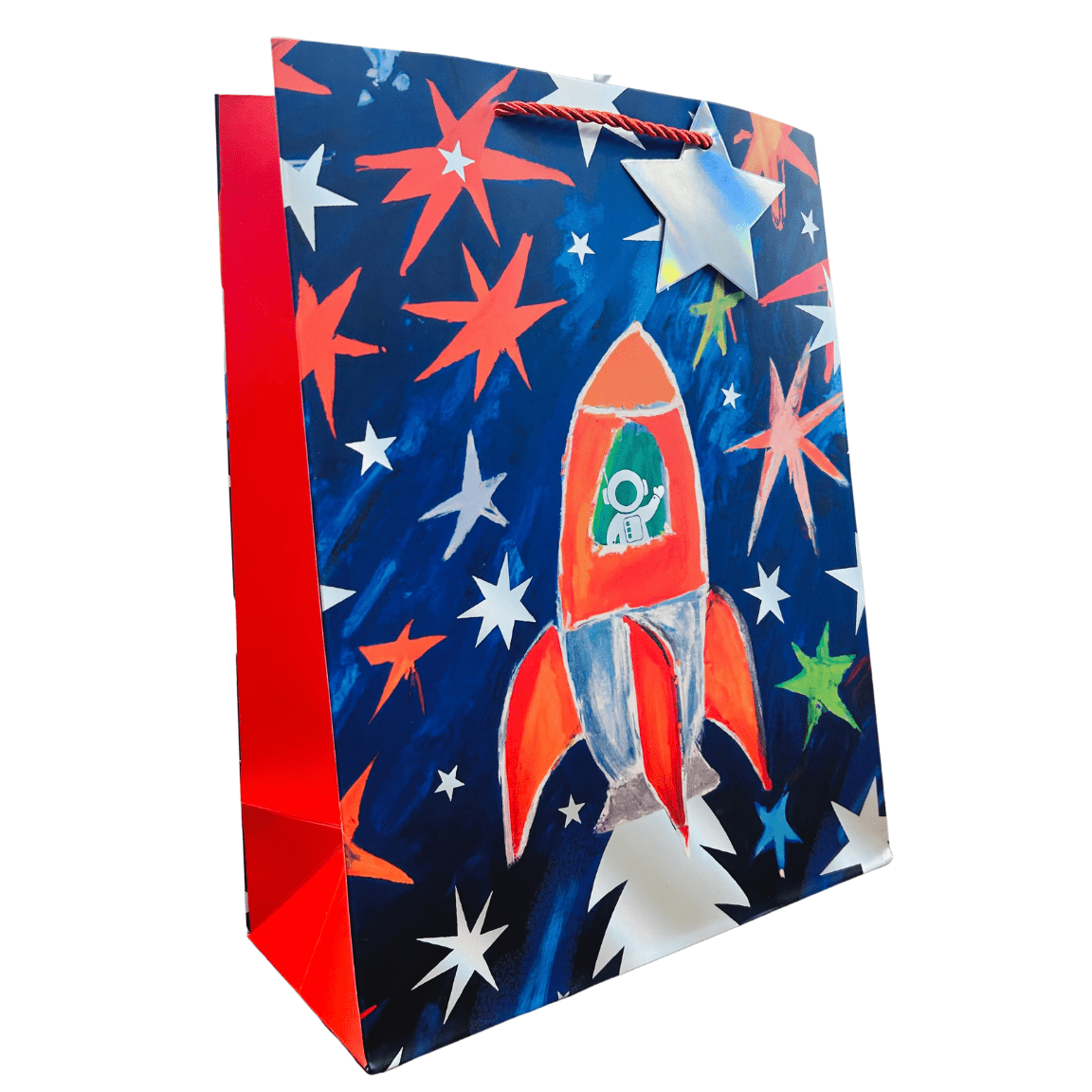 Untitled design (35) Space theme gift bag - Image 1